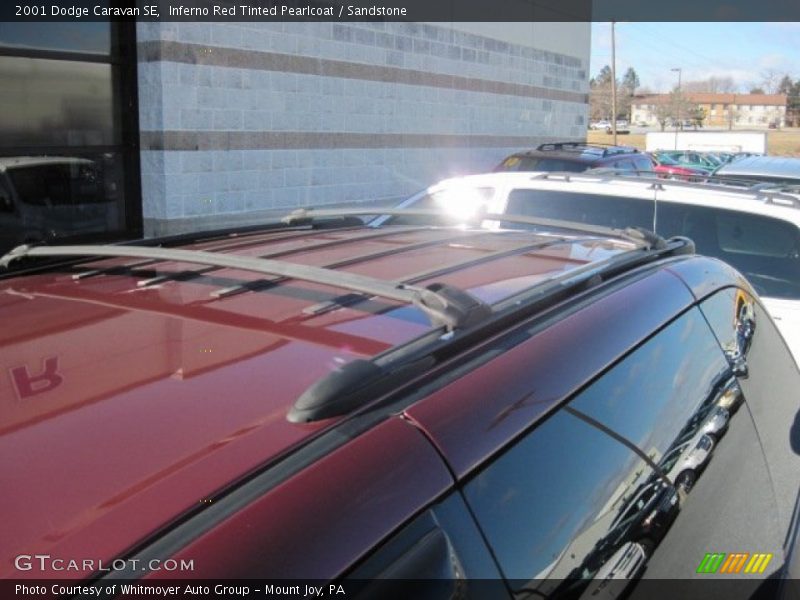 Inferno Red Tinted Pearlcoat / Sandstone 2001 Dodge Caravan SE