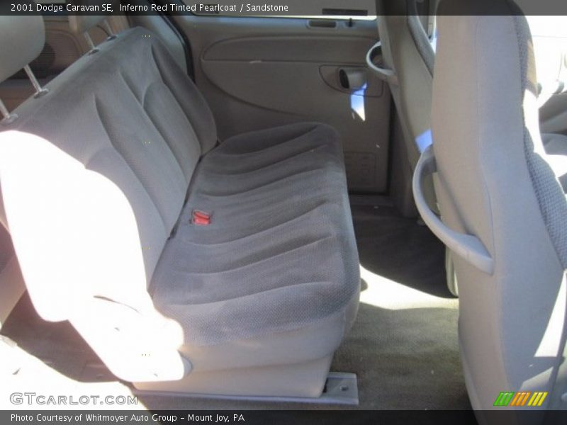 Inferno Red Tinted Pearlcoat / Sandstone 2001 Dodge Caravan SE