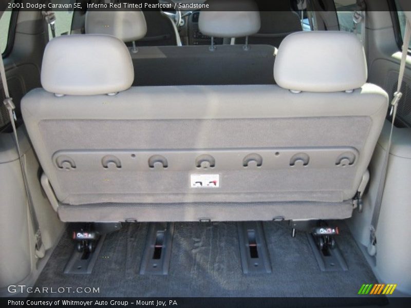 Inferno Red Tinted Pearlcoat / Sandstone 2001 Dodge Caravan SE