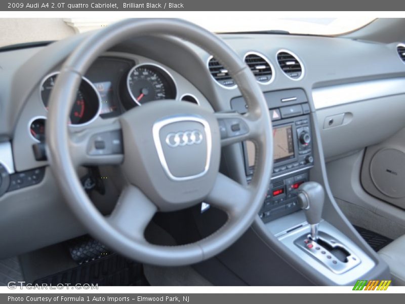 Brilliant Black / Black 2009 Audi A4 2.0T quattro Cabriolet