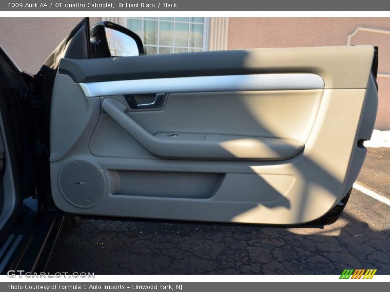 Brilliant Black / Black 2009 Audi A4 2.0T quattro Cabriolet