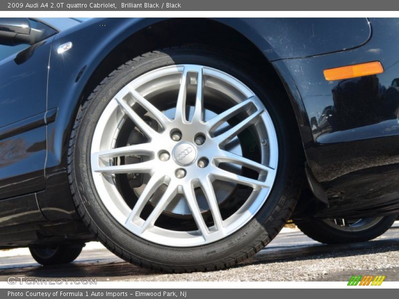 Brilliant Black / Black 2009 Audi A4 2.0T quattro Cabriolet