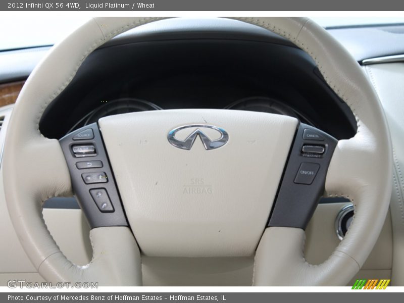 Liquid Platinum / Wheat 2012 Infiniti QX 56 4WD