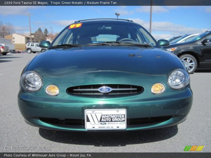 Tropic Green Metallic / Medium Prairie Tan 1999 Ford Taurus SE Wagon