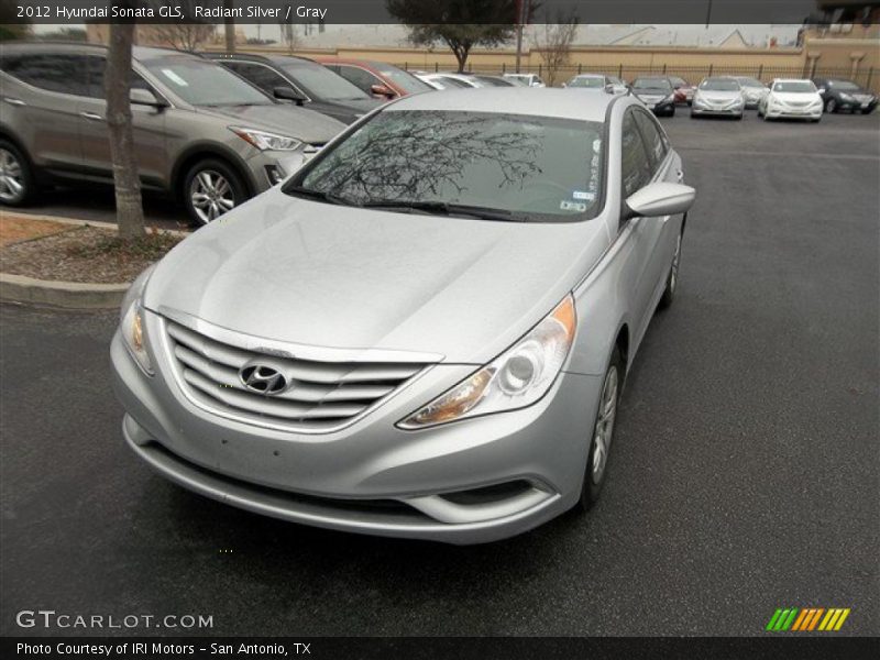 Radiant Silver / Gray 2012 Hyundai Sonata GLS