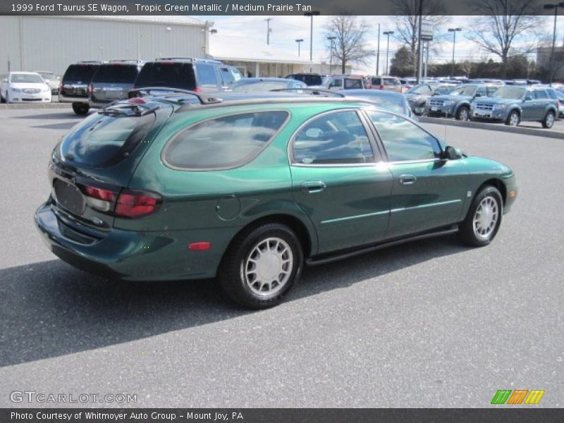 Tropic Green Metallic / Medium Prairie Tan 1999 Ford Taurus SE Wagon