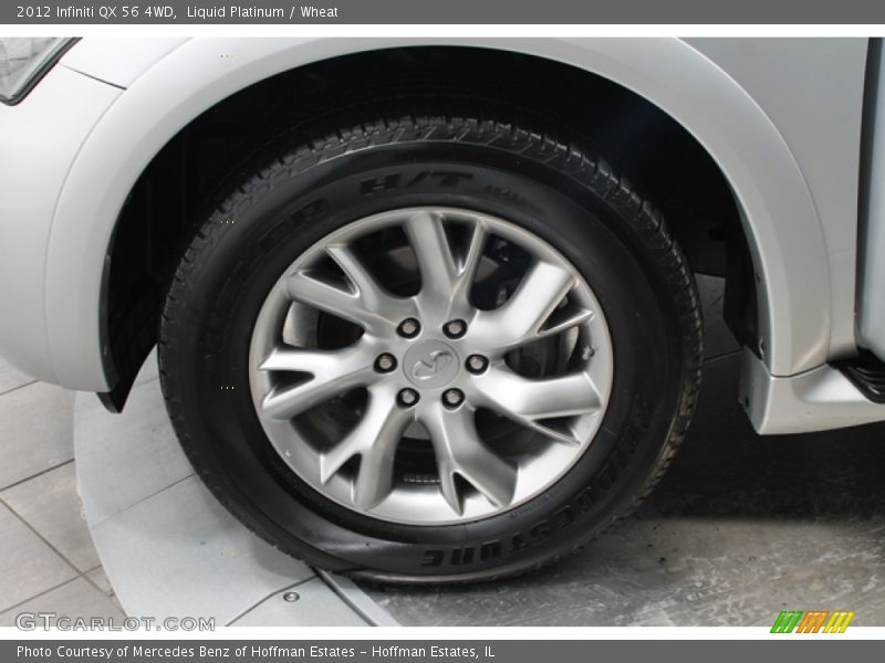 Liquid Platinum / Wheat 2012 Infiniti QX 56 4WD