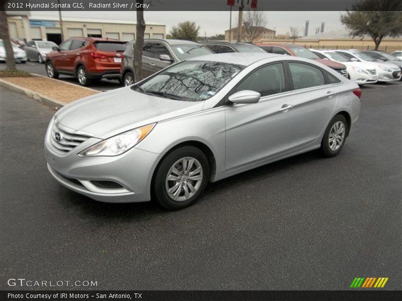 Radiant Silver / Gray 2012 Hyundai Sonata GLS