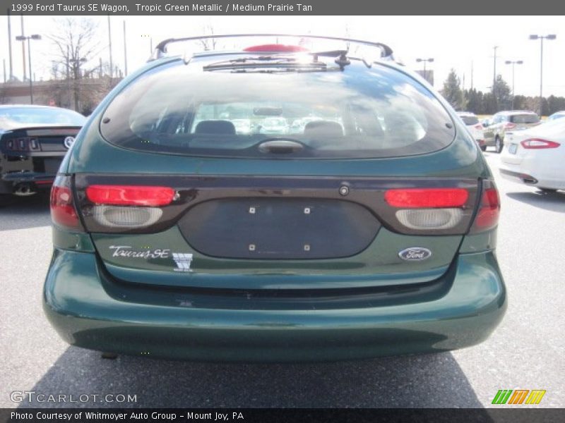 Tropic Green Metallic / Medium Prairie Tan 1999 Ford Taurus SE Wagon