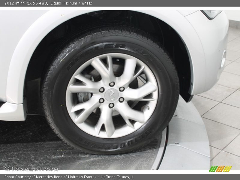 Liquid Platinum / Wheat 2012 Infiniti QX 56 4WD