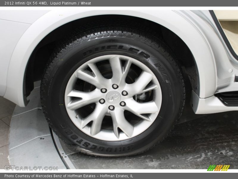 Liquid Platinum / Wheat 2012 Infiniti QX 56 4WD