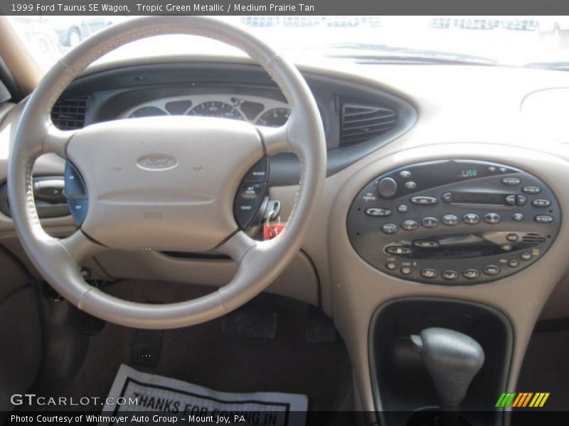 Tropic Green Metallic / Medium Prairie Tan 1999 Ford Taurus SE Wagon