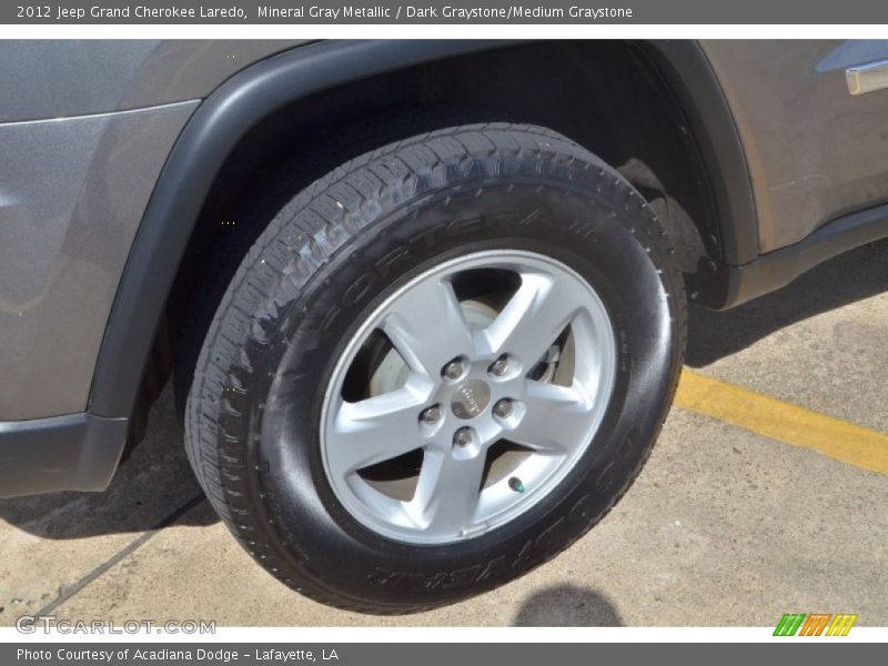 Mineral Gray Metallic / Dark Graystone/Medium Graystone 2012 Jeep Grand Cherokee Laredo