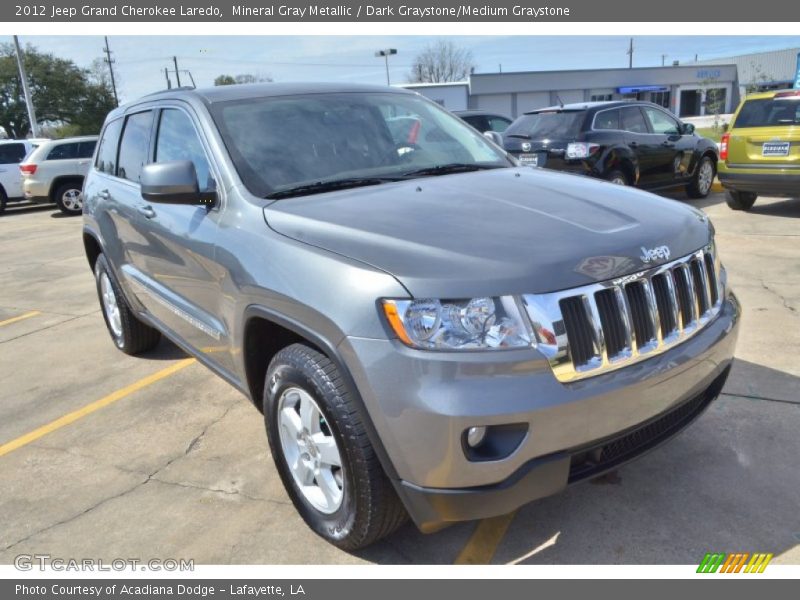 Mineral Gray Metallic / Dark Graystone/Medium Graystone 2012 Jeep Grand Cherokee Laredo