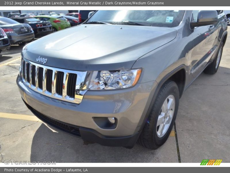 Mineral Gray Metallic / Dark Graystone/Medium Graystone 2012 Jeep Grand Cherokee Laredo