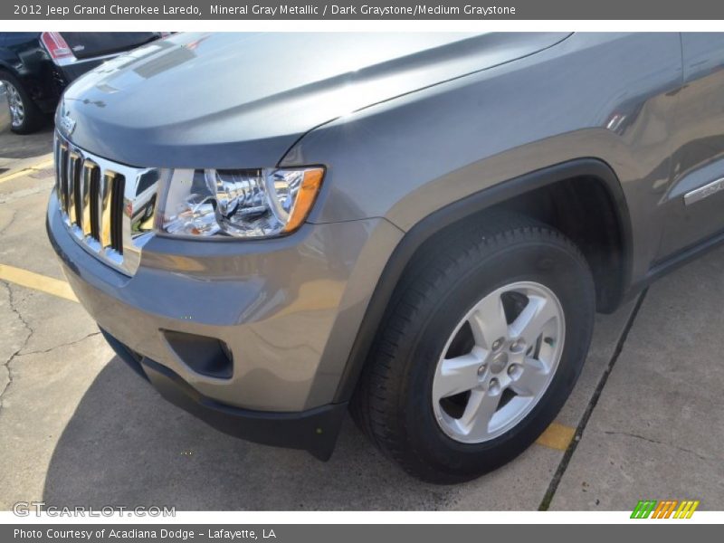 Mineral Gray Metallic / Dark Graystone/Medium Graystone 2012 Jeep Grand Cherokee Laredo