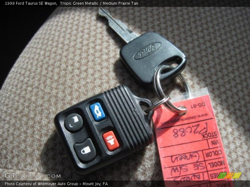 Keys of 1999 Taurus SE Wagon
