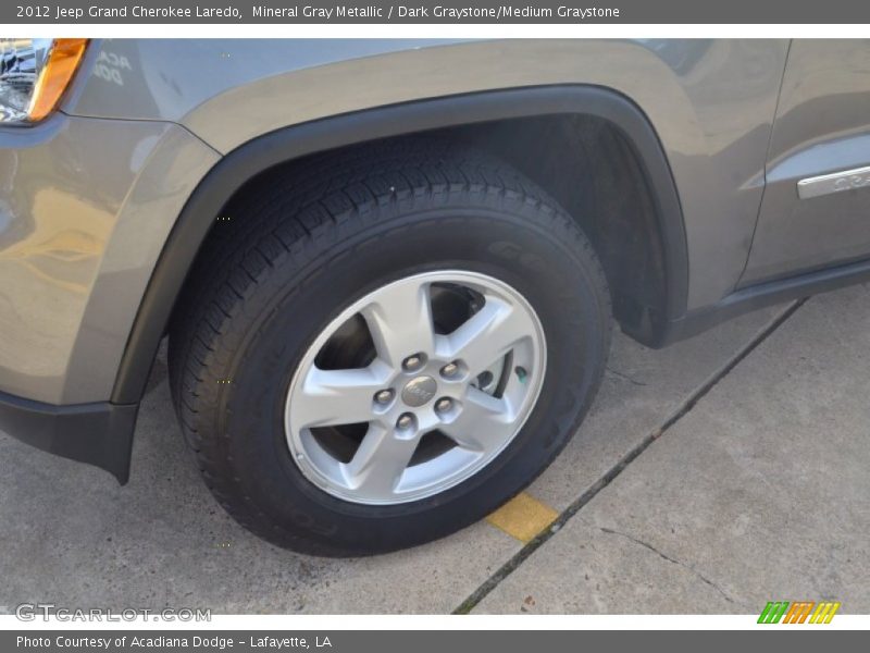 Mineral Gray Metallic / Dark Graystone/Medium Graystone 2012 Jeep Grand Cherokee Laredo
