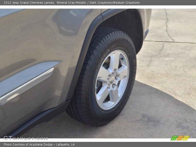 Mineral Gray Metallic / Dark Graystone/Medium Graystone 2012 Jeep Grand Cherokee Laredo