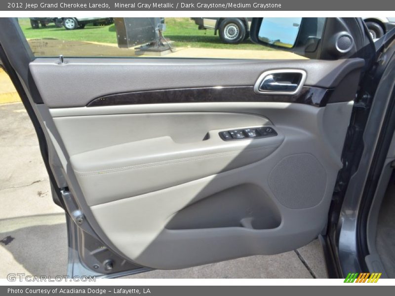 Mineral Gray Metallic / Dark Graystone/Medium Graystone 2012 Jeep Grand Cherokee Laredo