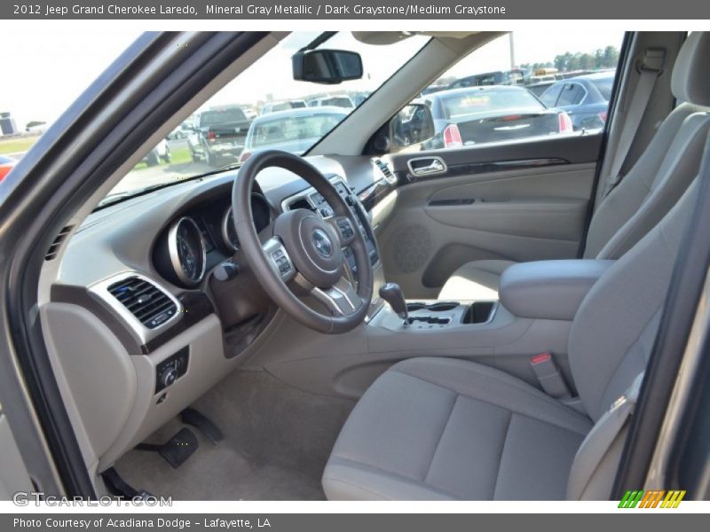 Mineral Gray Metallic / Dark Graystone/Medium Graystone 2012 Jeep Grand Cherokee Laredo