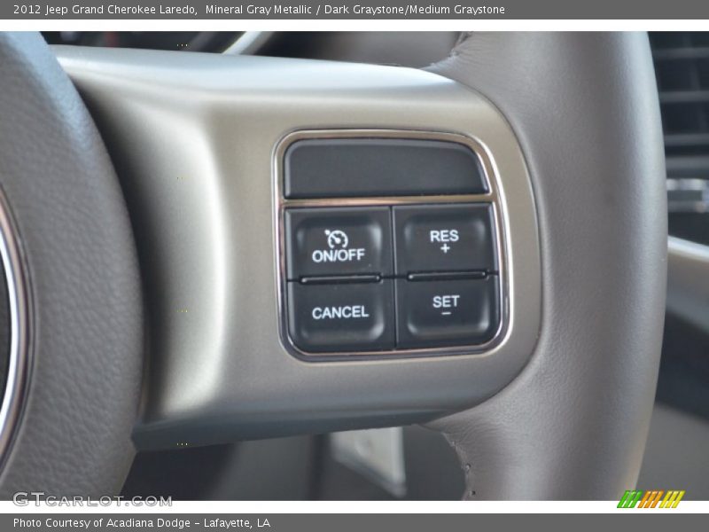 Mineral Gray Metallic / Dark Graystone/Medium Graystone 2012 Jeep Grand Cherokee Laredo