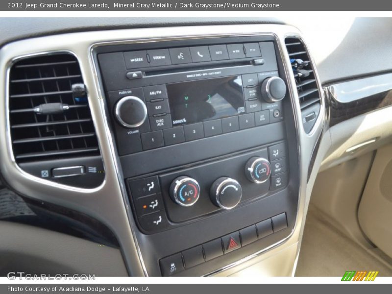 Mineral Gray Metallic / Dark Graystone/Medium Graystone 2012 Jeep Grand Cherokee Laredo