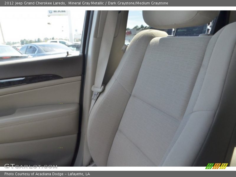 Mineral Gray Metallic / Dark Graystone/Medium Graystone 2012 Jeep Grand Cherokee Laredo