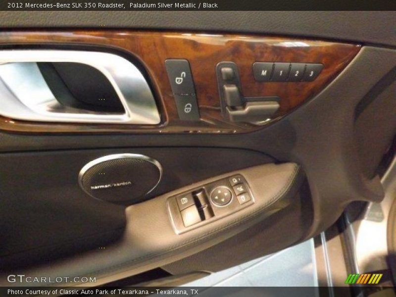Paladium Silver Metallic / Black 2012 Mercedes-Benz SLK 350 Roadster