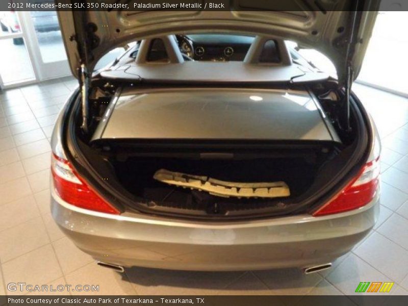 Paladium Silver Metallic / Black 2012 Mercedes-Benz SLK 350 Roadster