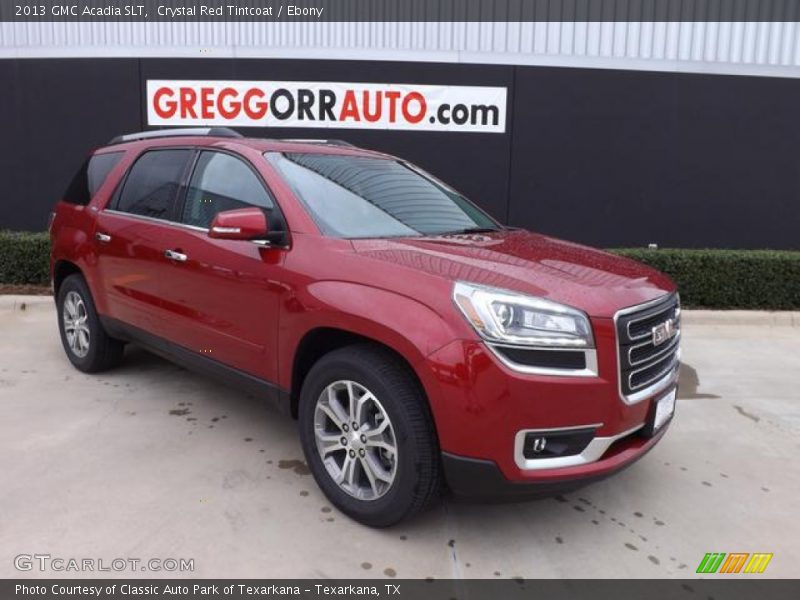 Crystal Red Tintcoat / Ebony 2013 GMC Acadia SLT