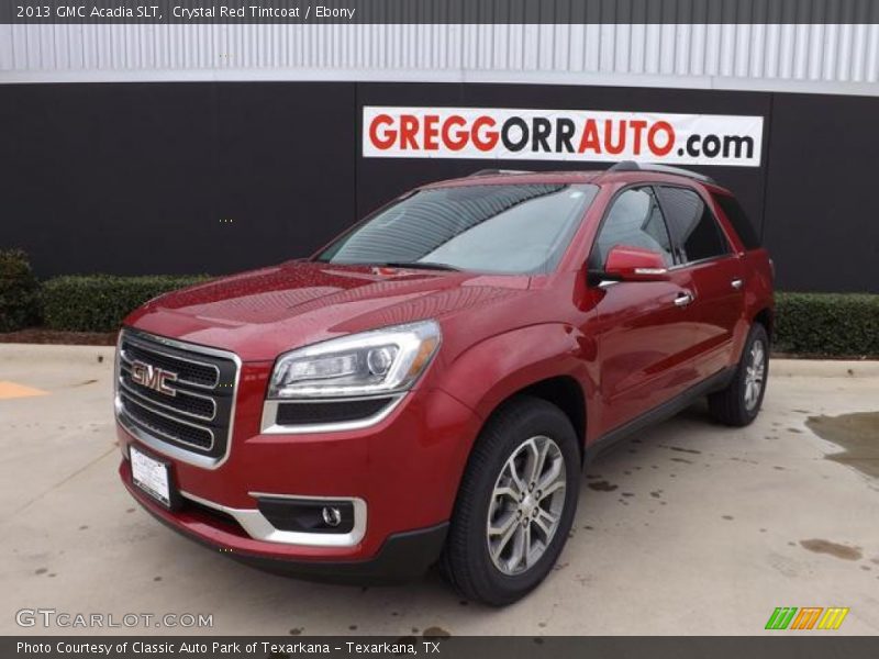 Crystal Red Tintcoat / Ebony 2013 GMC Acadia SLT