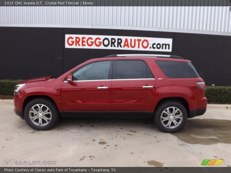 Crystal Red Tintcoat / Ebony 2013 GMC Acadia SLT