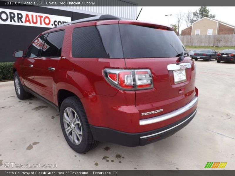 Crystal Red Tintcoat / Ebony 2013 GMC Acadia SLT