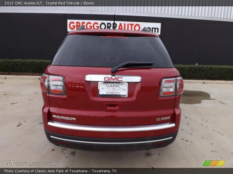 Crystal Red Tintcoat / Ebony 2013 GMC Acadia SLT
