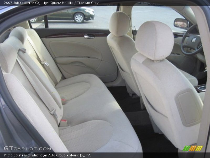 Rear Seat of 2007 Lucerne CX