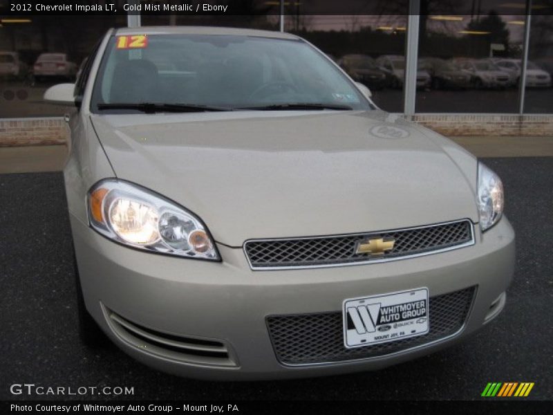 Gold Mist Metallic / Ebony 2012 Chevrolet Impala LT