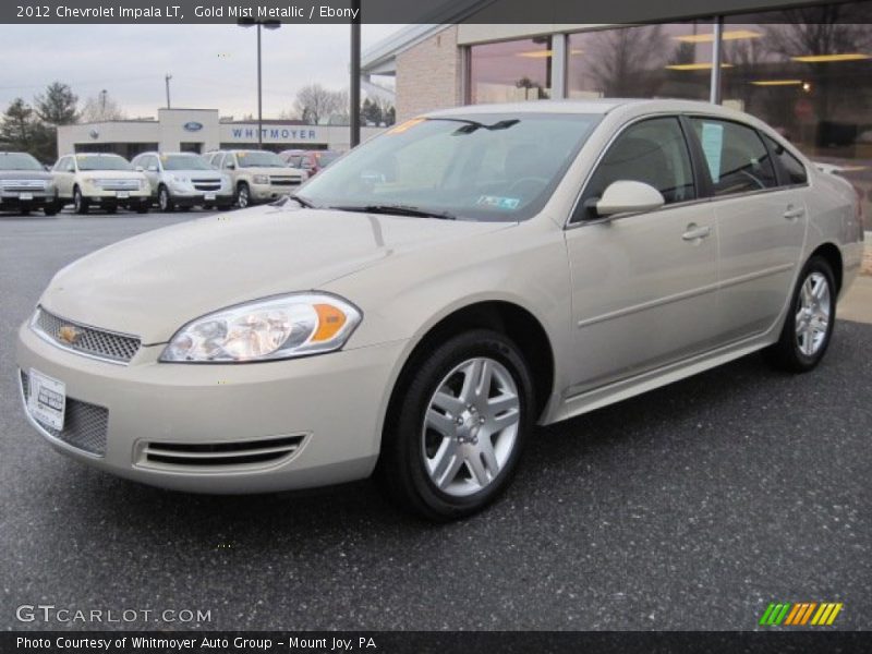 Gold Mist Metallic / Ebony 2012 Chevrolet Impala LT