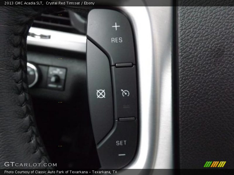 Controls of 2013 Acadia SLT