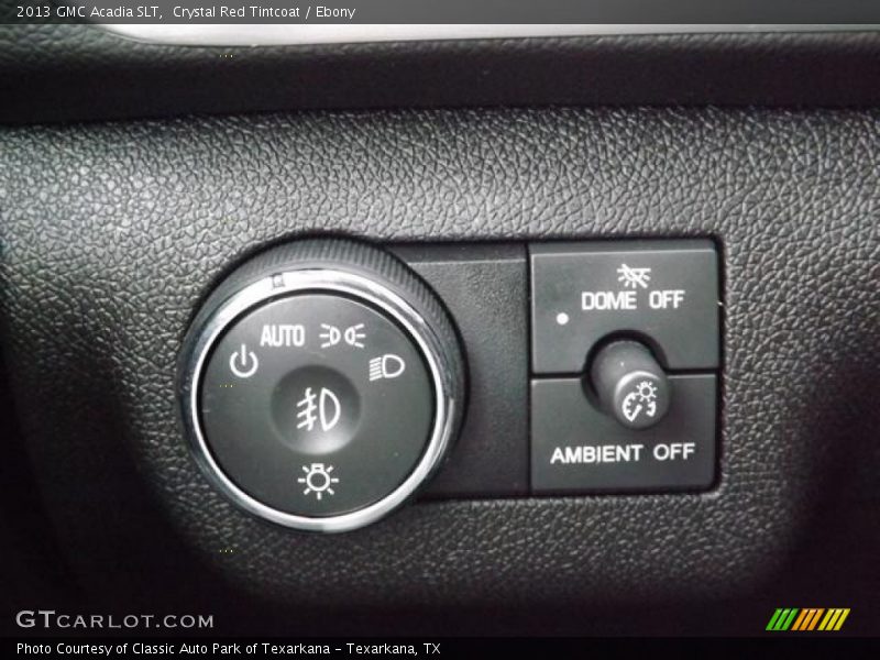 Controls of 2013 Acadia SLT