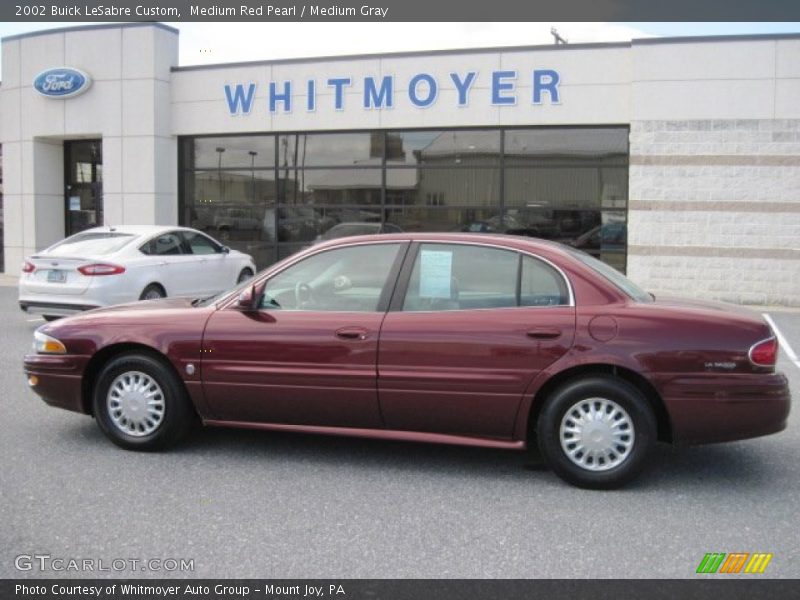 Medium Red Pearl / Medium Gray 2002 Buick LeSabre Custom