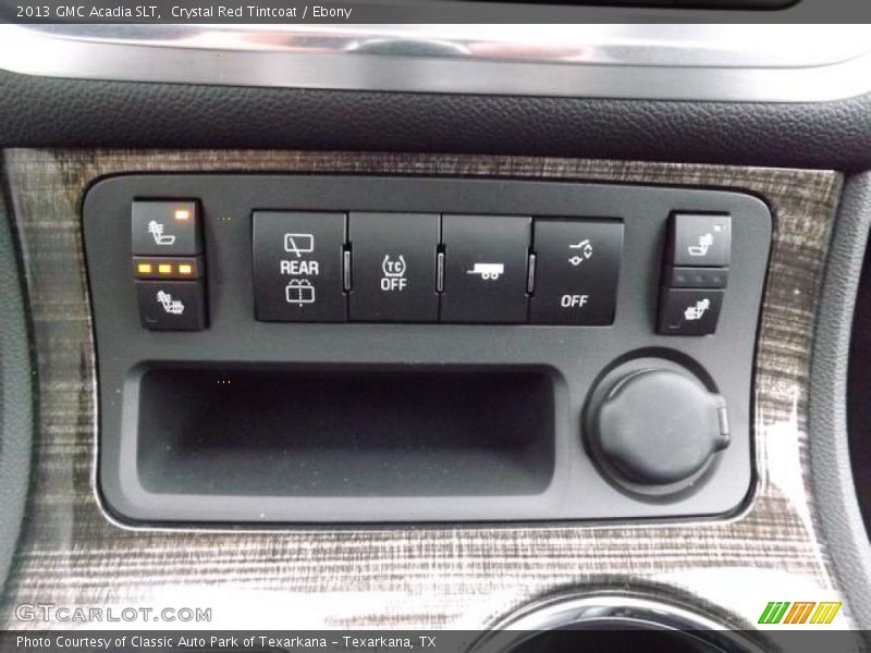 Controls of 2013 Acadia SLT