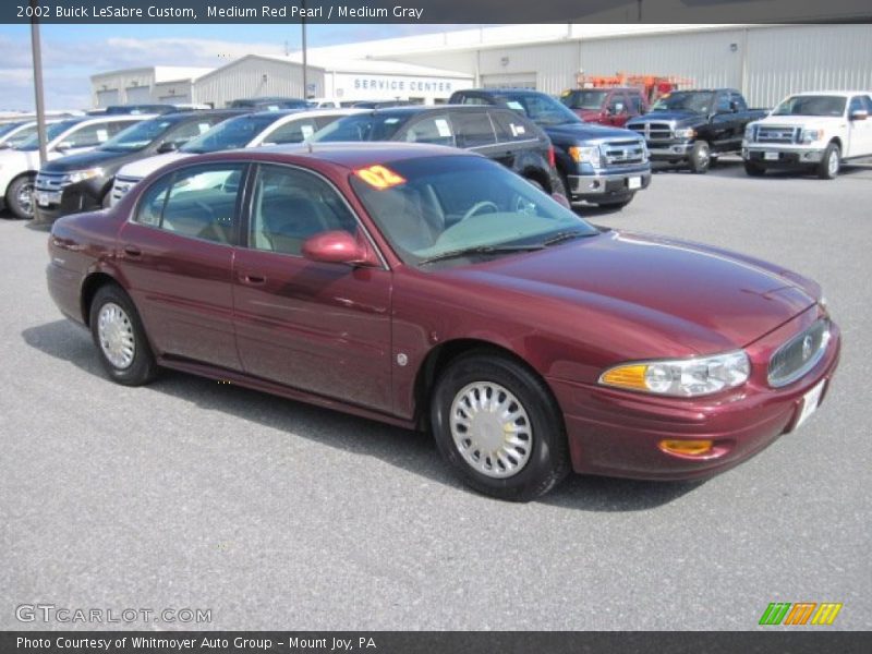 Medium Red Pearl / Medium Gray 2002 Buick LeSabre Custom