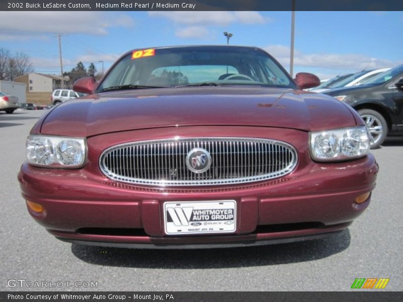 Medium Red Pearl / Medium Gray 2002 Buick LeSabre Custom