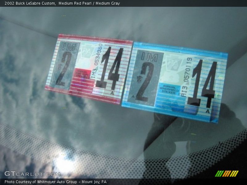 Medium Red Pearl / Medium Gray 2002 Buick LeSabre Custom