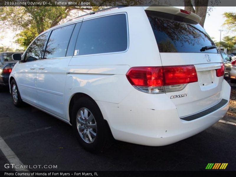 Taffeta White / Beige 2010 Honda Odyssey EX-L