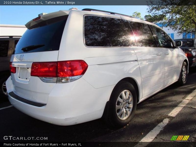 Taffeta White / Beige 2010 Honda Odyssey EX-L