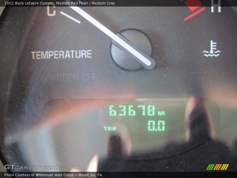 Medium Red Pearl / Medium Gray 2002 Buick LeSabre Custom