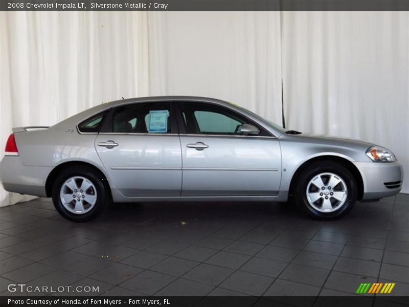 Silverstone Metallic / Gray 2008 Chevrolet Impala LT
