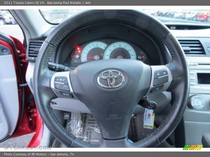 Barcelona Red Metallic / Ash 2011 Toyota Camry SE V6